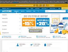 Tablet Screenshot of iafstore.com